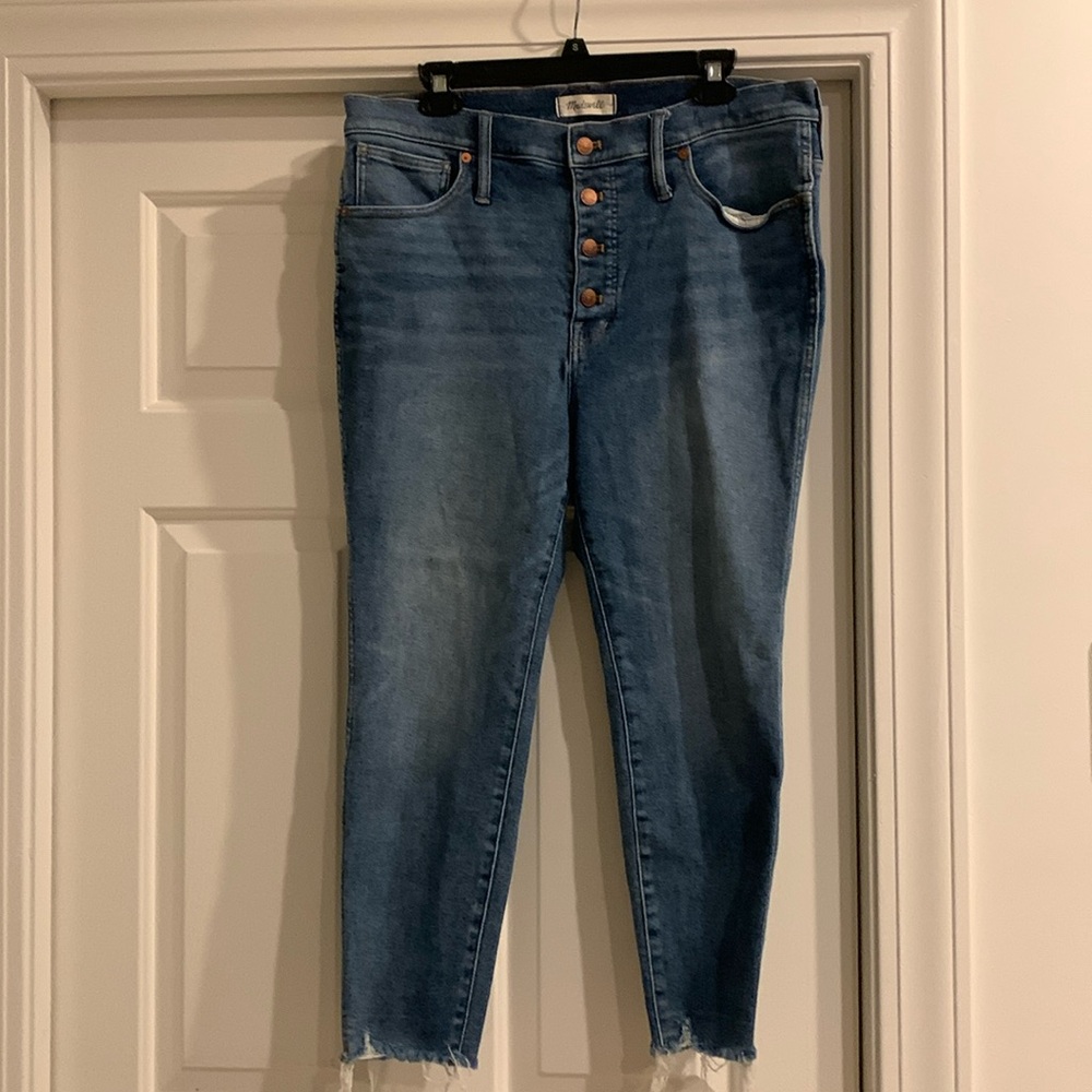 Madewell 10’ High Rise Skinny 33P.